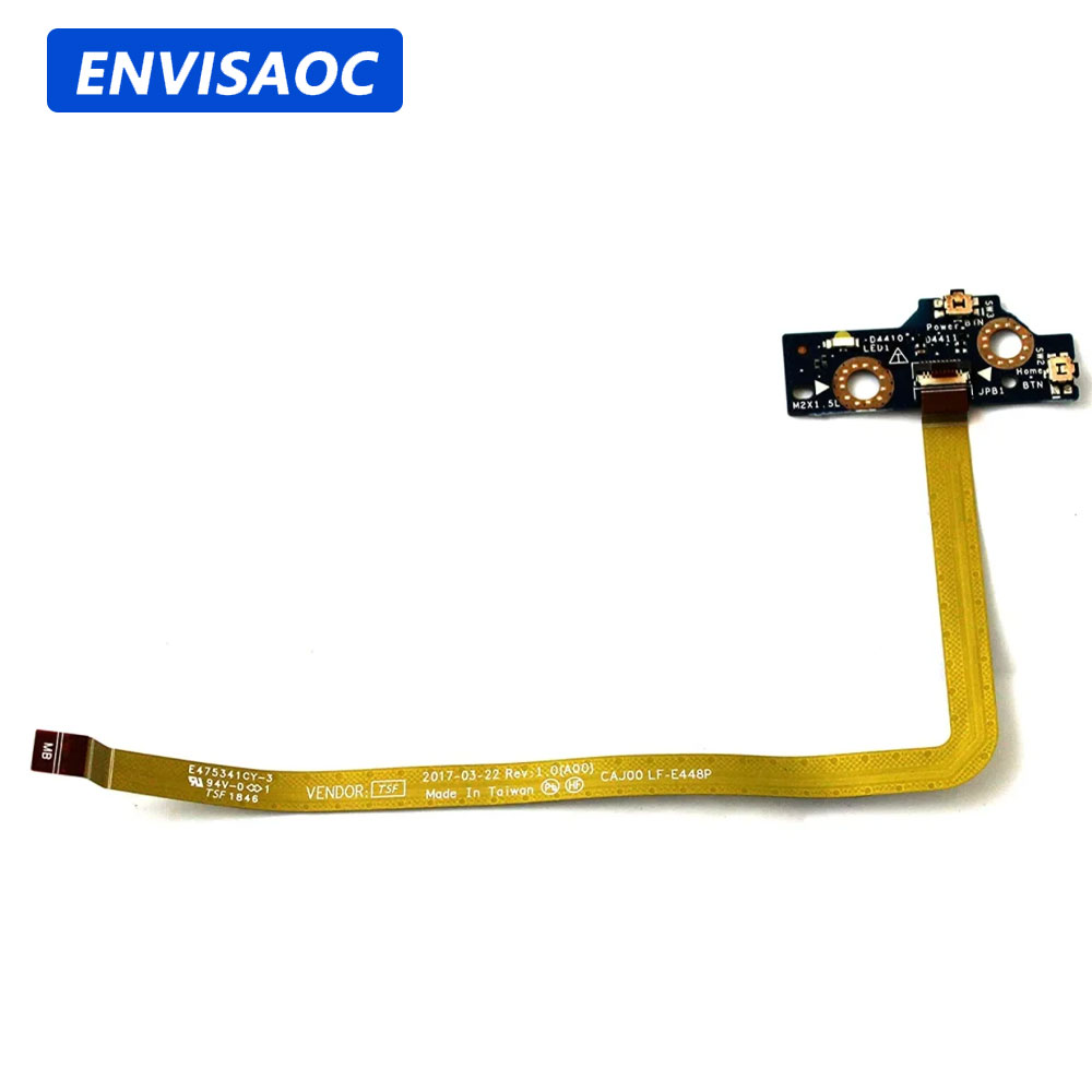 Laptop Accessories Dell - OEM デルラティチュード 7285 E7285 2-in-1 ラップトップ電源ボタンボードとケーブルスイッチ修理アクセサリー