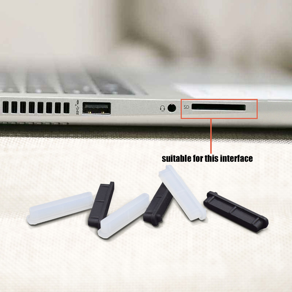 Laptop Accessories Usb - 9個入り透明シリコン製ダストプラグストッパー ポートプロテクターカバー MacBook ノートパソコン USB Type-C