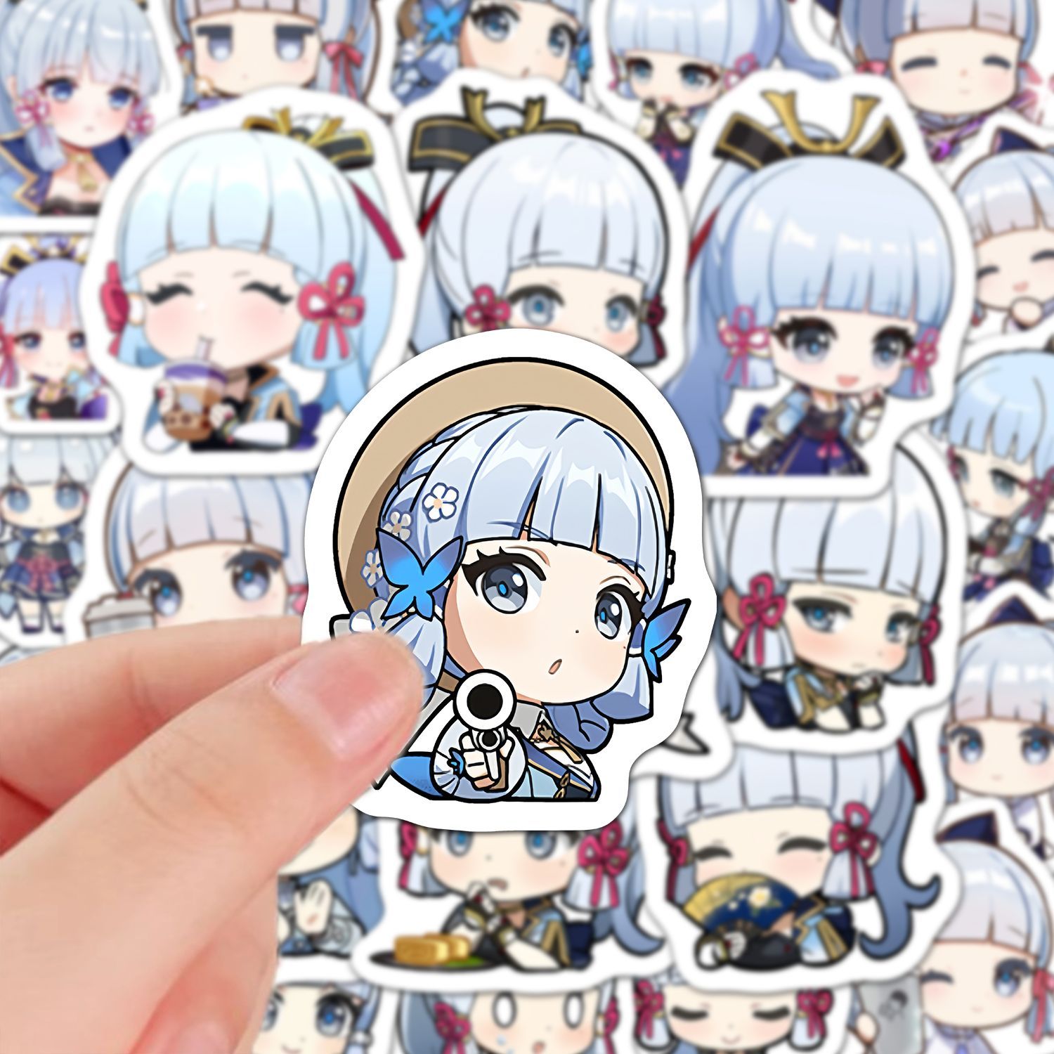 Laptop Accessories - 神里あやか 60 個原神アニメ学生ステッカー装飾ラップトップ電話スーツケースノートブックラベル文具ステッカー