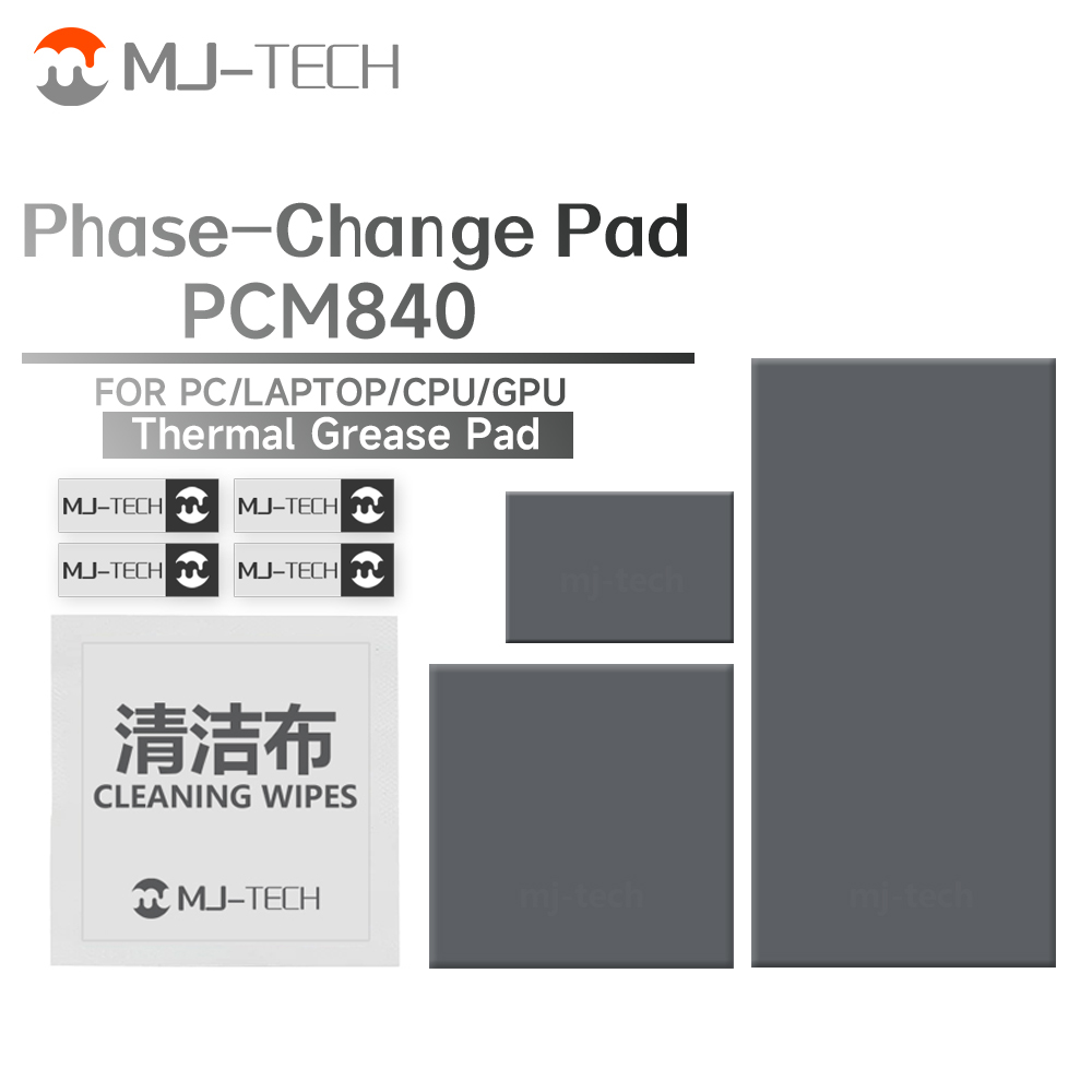 Laptop Cooling Pad - MJ-TECH PCM840 相変化パッド 8.4W/mk サーマルグリース素材 ノートパソコン/CPU/GPU