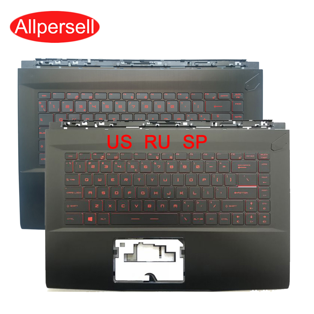 Laptop Accessories Case - バックライト付きノートブックキーボード,msi gf63 8rc 8rd ms-16r1 16r3