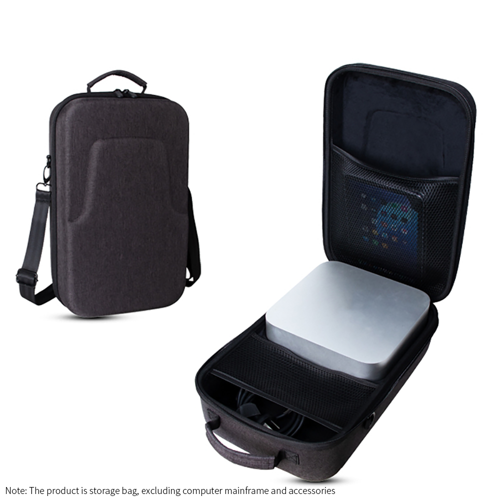 Laptop Accessories Organizer Bag - Apple Mac Studio コンピューターホスト用ハードEVA収納バッグ 保護ボックス M3