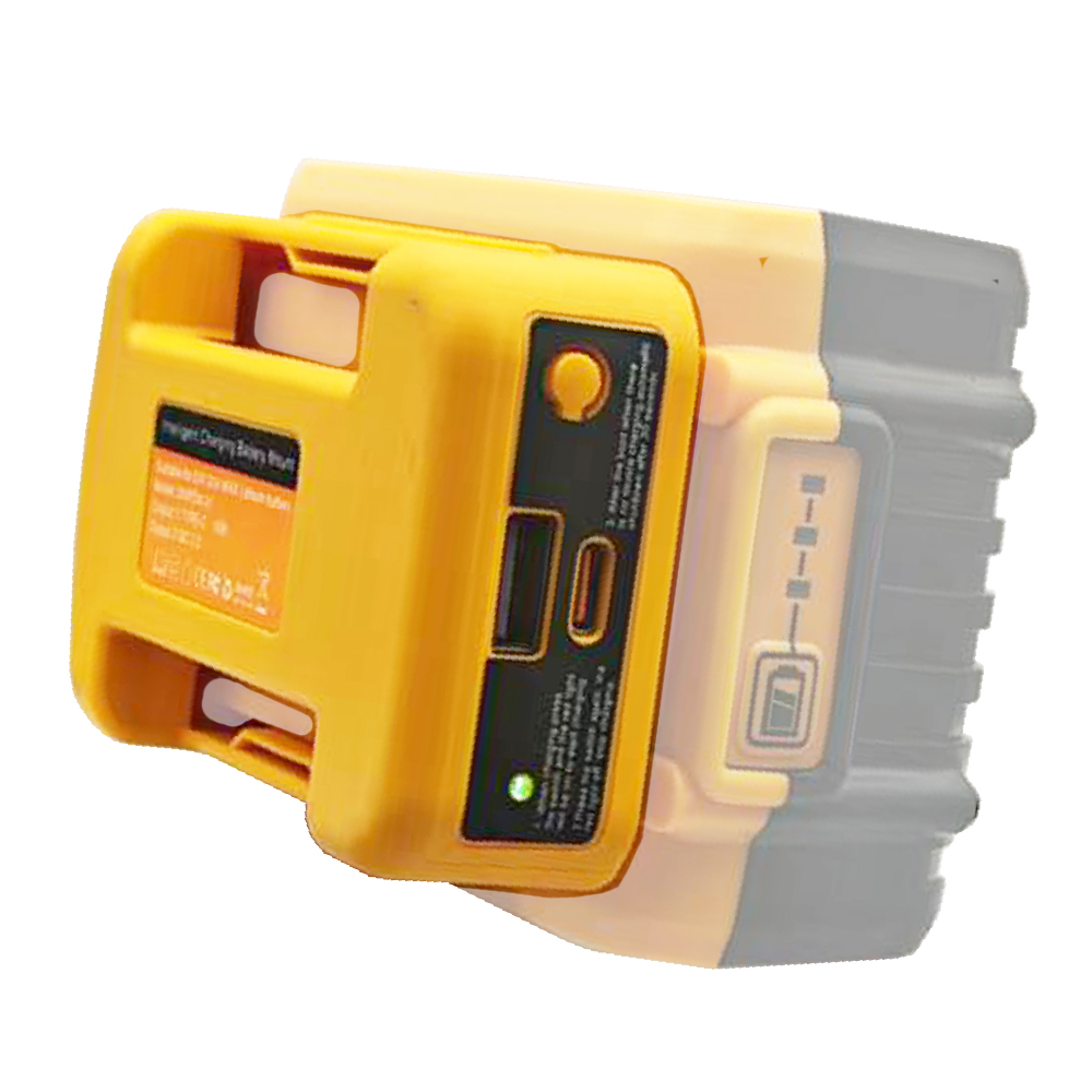 Laptop Accessories Usb - USB Type C電源アダプターバンク DeWalt 18V用 XL
