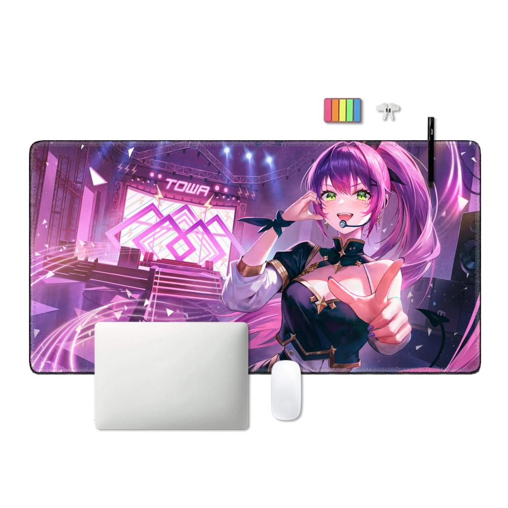 Laptop Accessories Girls - 1200 × 600 HD かわいい女の子マウスパッドアニメ東雲トワマウスパッドゲームキーボードパッドラップトップアクセサリー漫画かわいいデスクマット