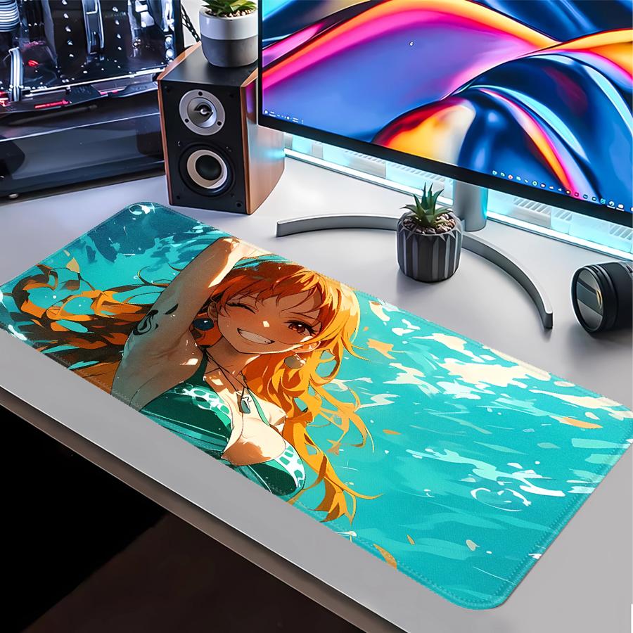Laptop Accessories Girls - OneS P-ieceS クールガール防水マウスパッドコンピュータラップトップパッドデスクアクセサリーゲームコンソールパッドオフィスパッドキーボードマウスパッド