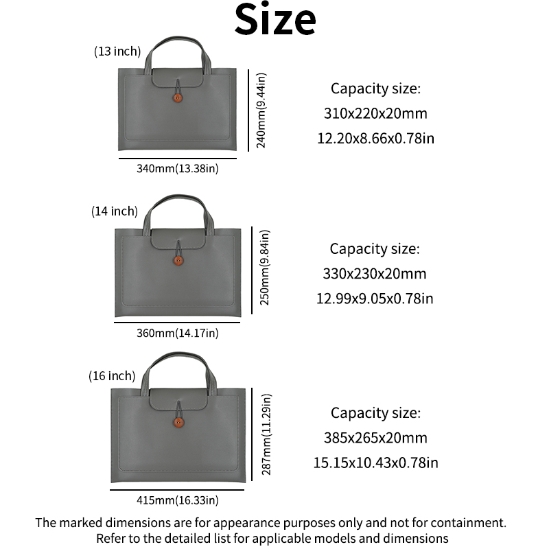 軽量でミニマルな13/14/15/16インチノートパソコンバ - Laptop Accessories Organizer Bag のレビューと価格