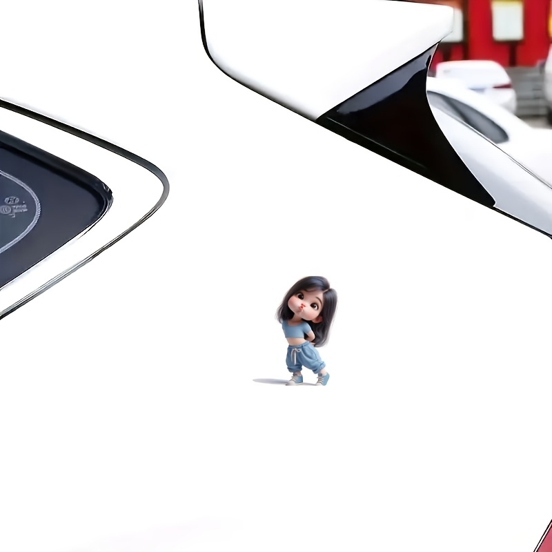 かわいい漫画の女の子防水ビニールステッカーユニバーサルデカー - Laptop Accessories Girls のレビューと価格