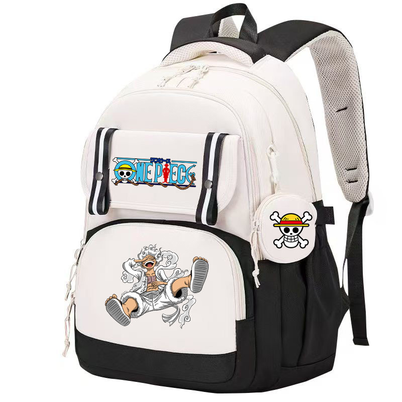 アニメ「ONE PIECE」のバックパック。大容量で、学生や - Laptop Editing Accessories のレビューと価格