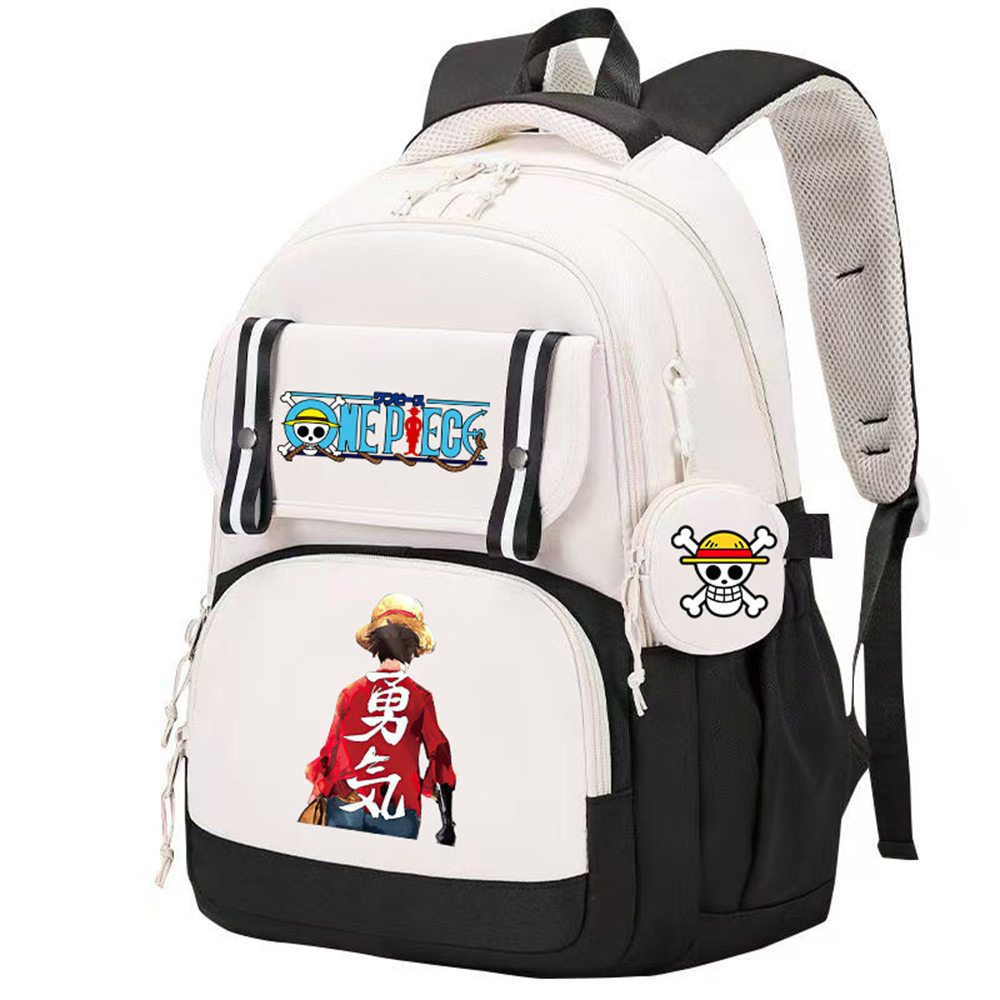 アニメ「ONE PIECE」のバックパック。大容量で、学生や - Laptop Editing Accessories のレビューと価格