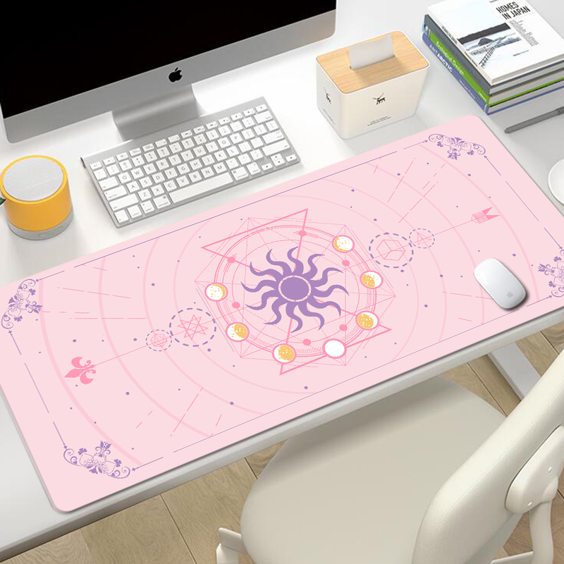 魔法の月の星が付いたゲームマウスパッド,大きいサイズ,紫,か - Laptop Accessories Girls のレビューと価格