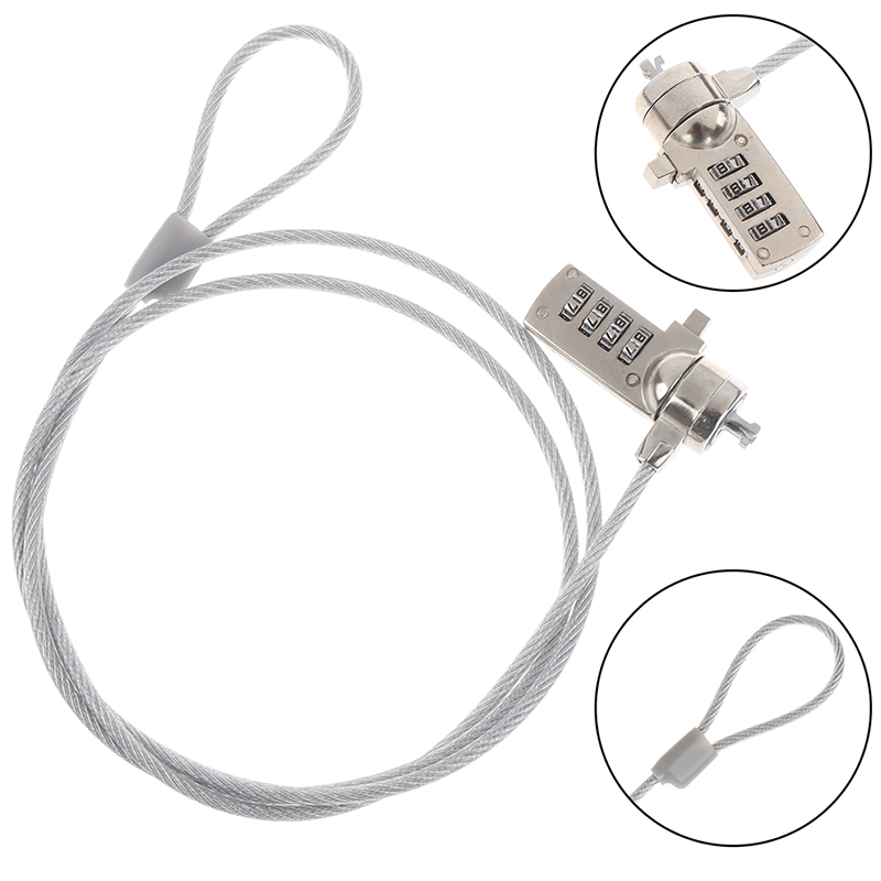4桁のセキュリティパスワードコンピューターロック、ノートパソ - Laptop Lock Cable のレビューと価格