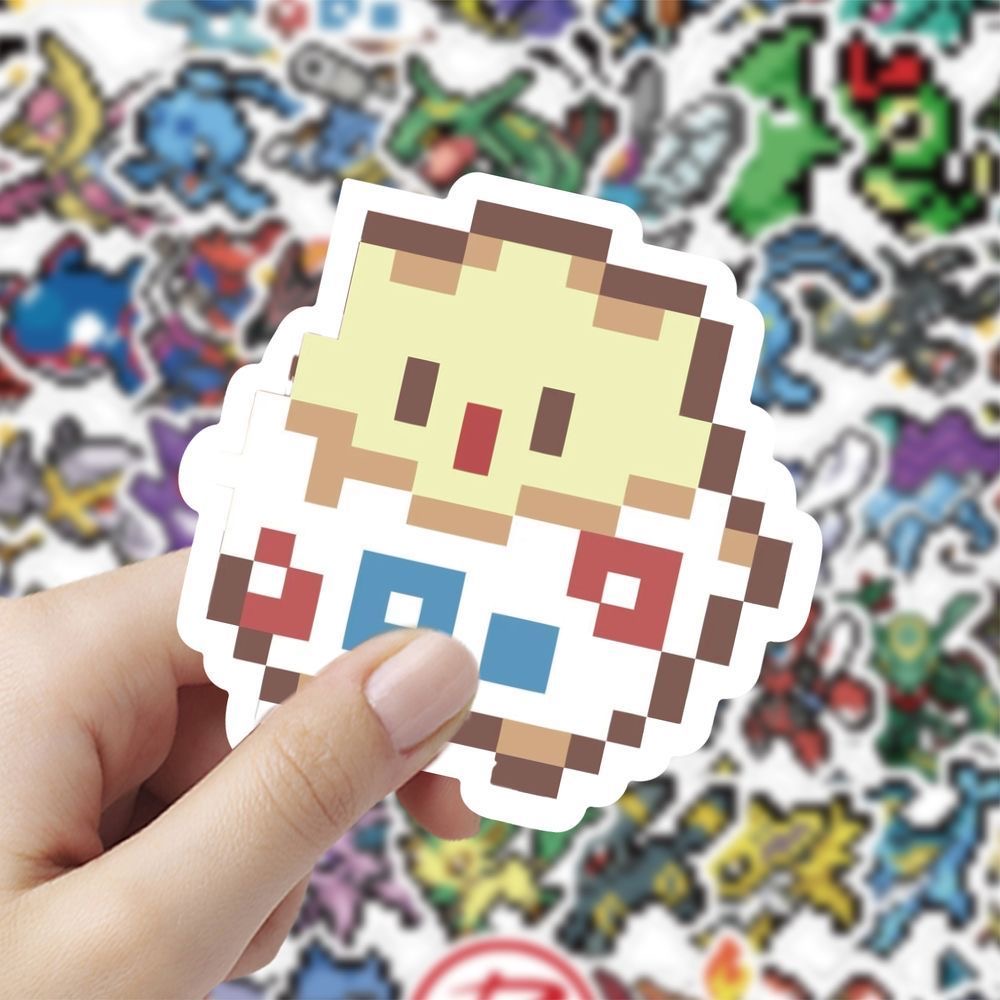 60枚入り ピクセルポケモンステッカー かわいいポケットモン - Laptop Accessories Case のレビューと価格