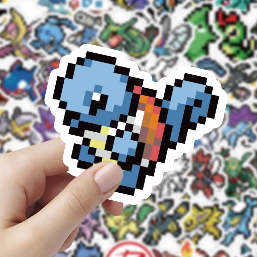 60枚入り ピクセルポケモンステッカー かわいいポケットモン - Laptop Accessories Case のレビューと価格