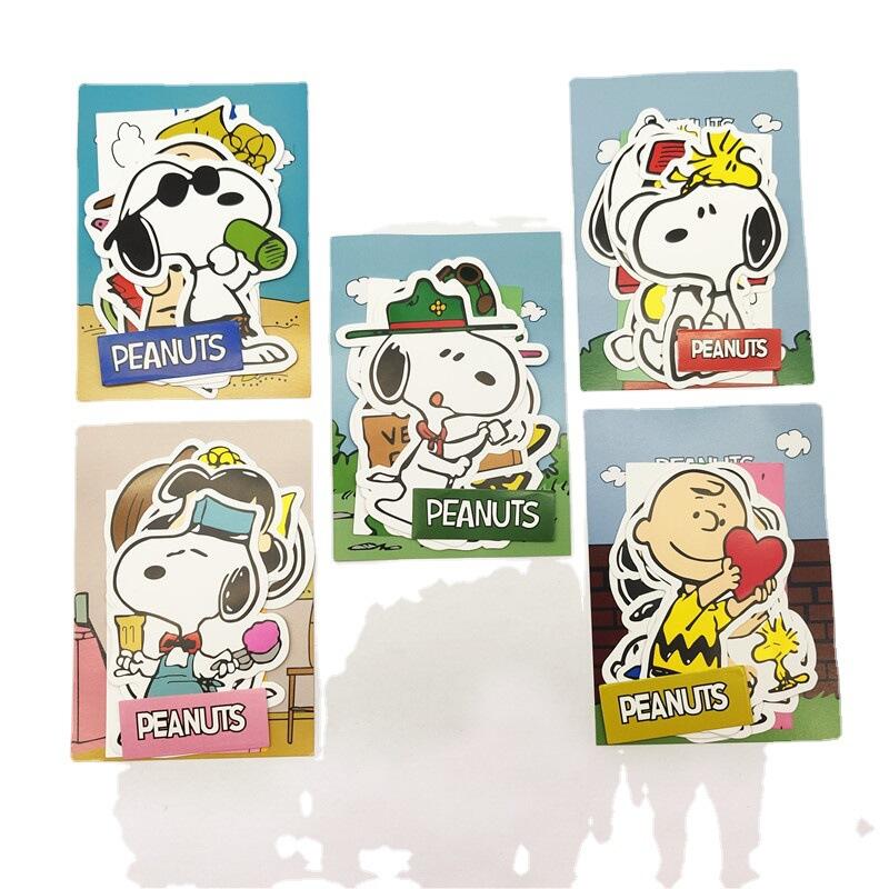 漫画スヌーピー防水ステッカー かわいいインスタ風デカール ノ - Laptop Editing Accessories のレビューと価格