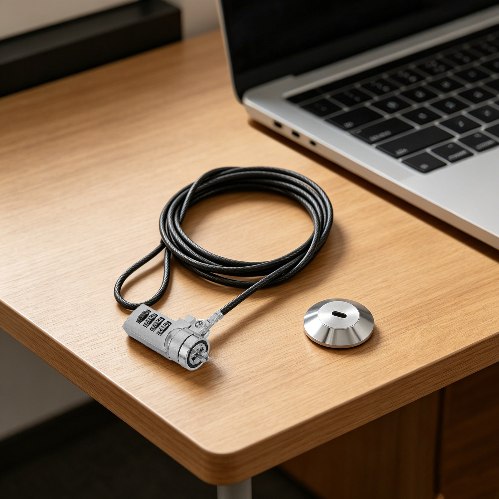 1セット：ノートパソコン用ロック、コンピューターケーブル、盗 - Laptop Lock Cable のレビューと価格