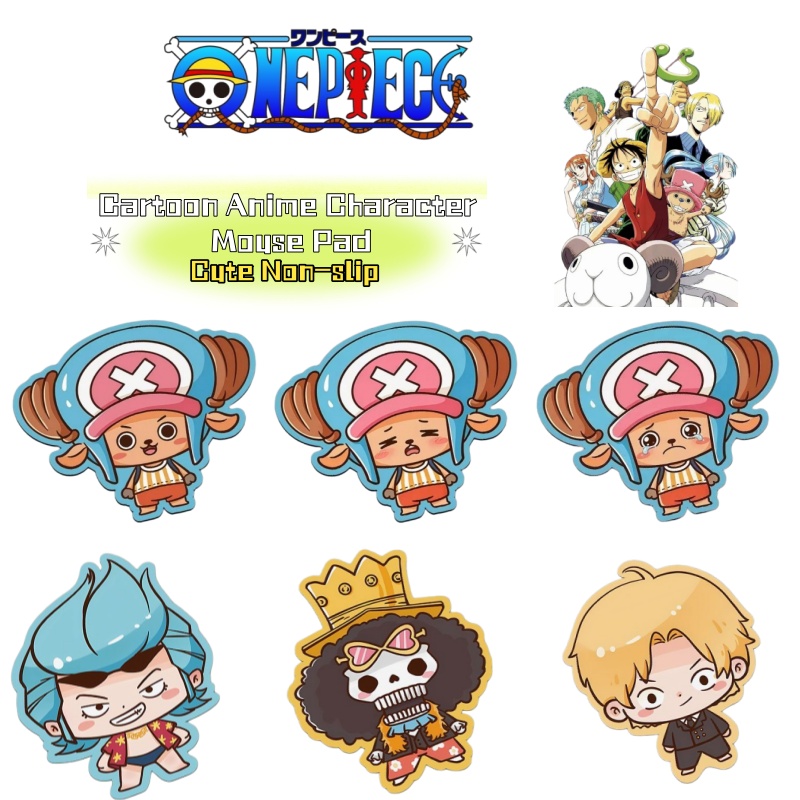 ワンピース漫画アニメキャラクターかわいいマウスパッド和風滑り - Laptop Editing Accessories のレビューと価格