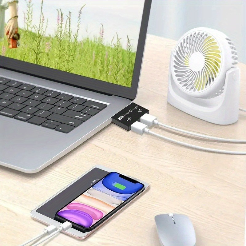 USB2.0 スプリッタ 1 オス 2 ポートメス USB  - Laptop Accessories Usb のレビューと価格