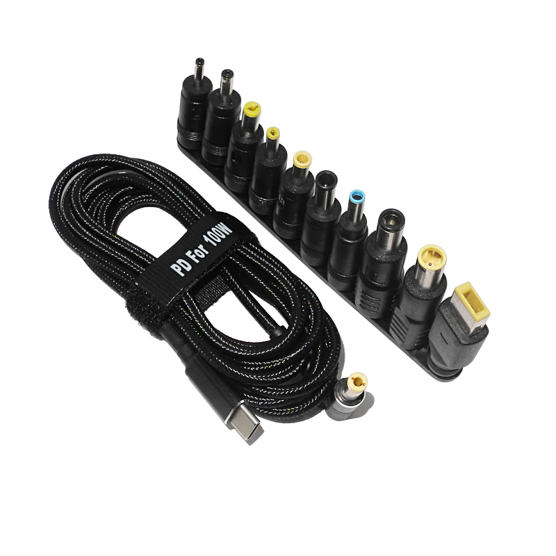100W タイプ C DC 電源アダプタ ジャック コネクタ - Laptop Lock Cable のレビューと価格