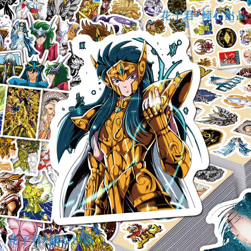 101 個聖闘士星矢アニメステッカー漫画キャラクター DIY - Laptop Editing Accessories のレビューと価格
