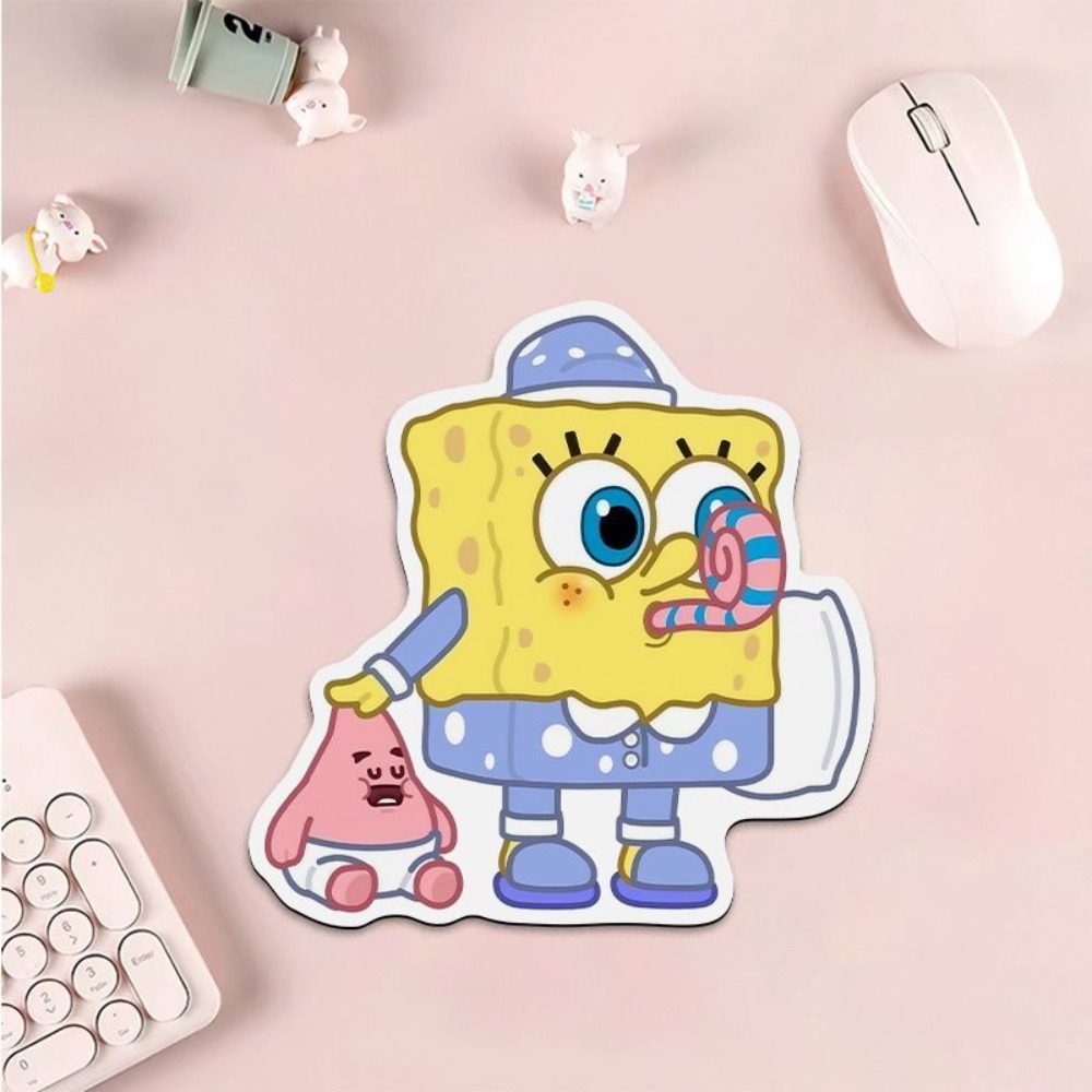 かわいいスポンジボブの形をしたマウスパッド – ノートパソコ - Laptop Editing Accessories のレビューと価格
