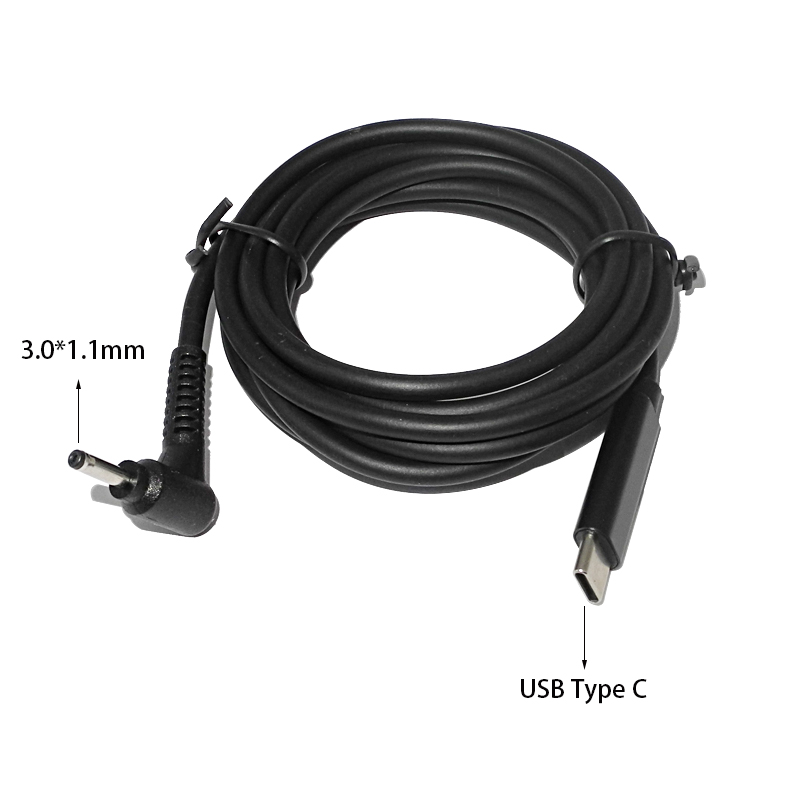 USB タイプ C から DC 3.0x1.1 ミリメートル - Laptop Lock Cable のレビューと価格
