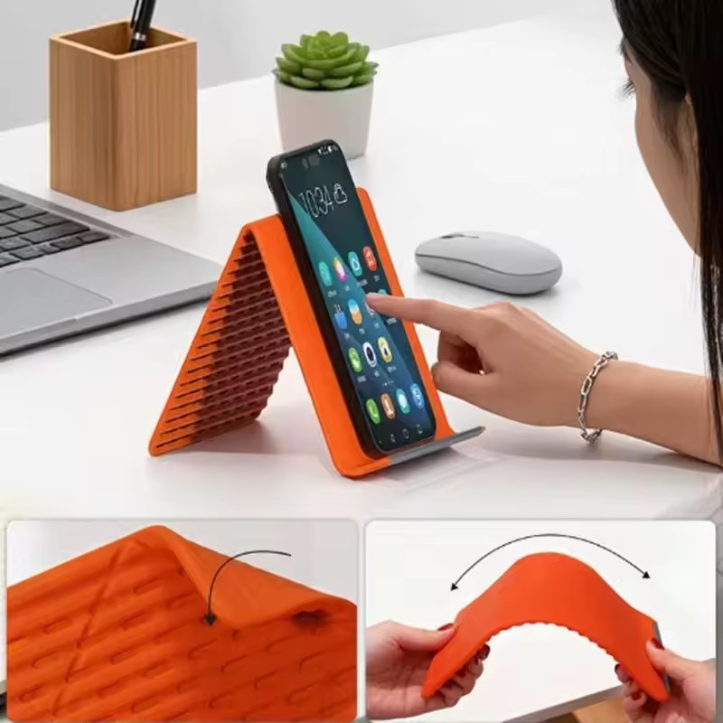 怠惰な携帯電話スタンドシリコンデスクトップタブレットラップト - Laptop Accessories のレビューと価格