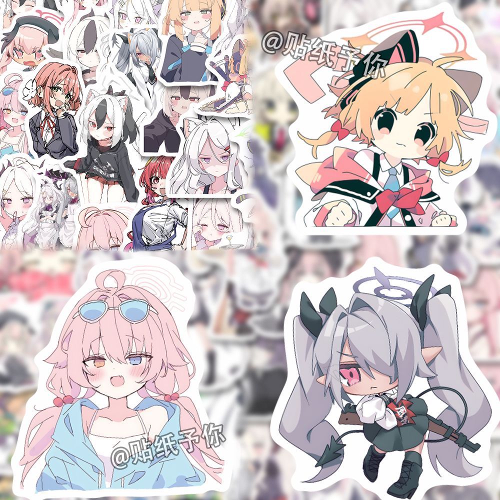 防水ブルーアーカイブステッカー,デカール,ブルーアーカイブ, - Laptop Accessories Girls のレビューと価格