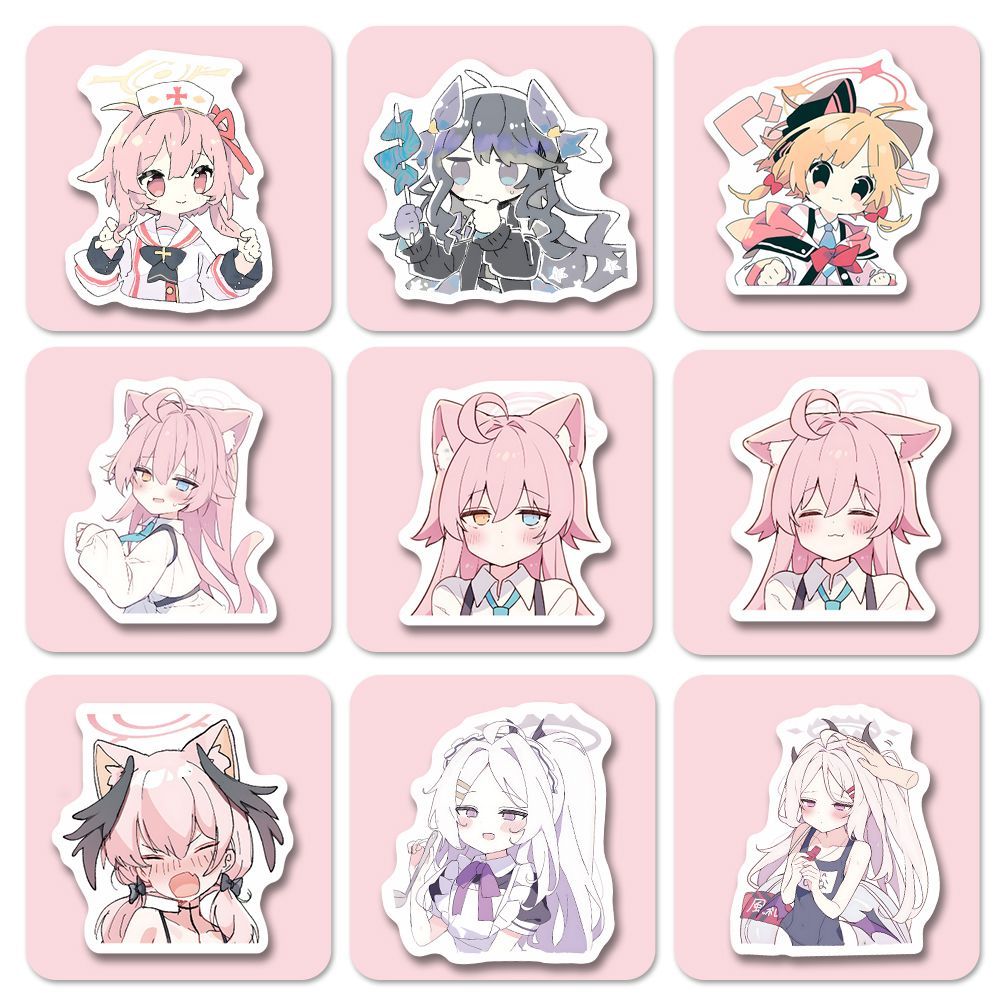 防水ブルーアーカイブステッカー,デカール,ブルーアーカイブ, - Laptop Accessories Girls のレビューと価格