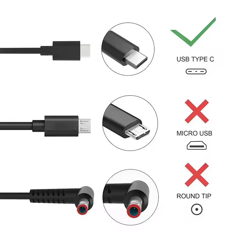 65W 20V 3.25A USB C ノートパソコン充電器 - Laptop Accessories Dell のレビューと価格
