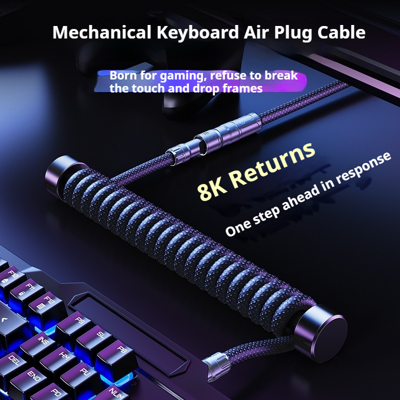 Eary 1.2m コイル状キーボードケーブル USB to - Laptop Accessories Usb のレビューと価格