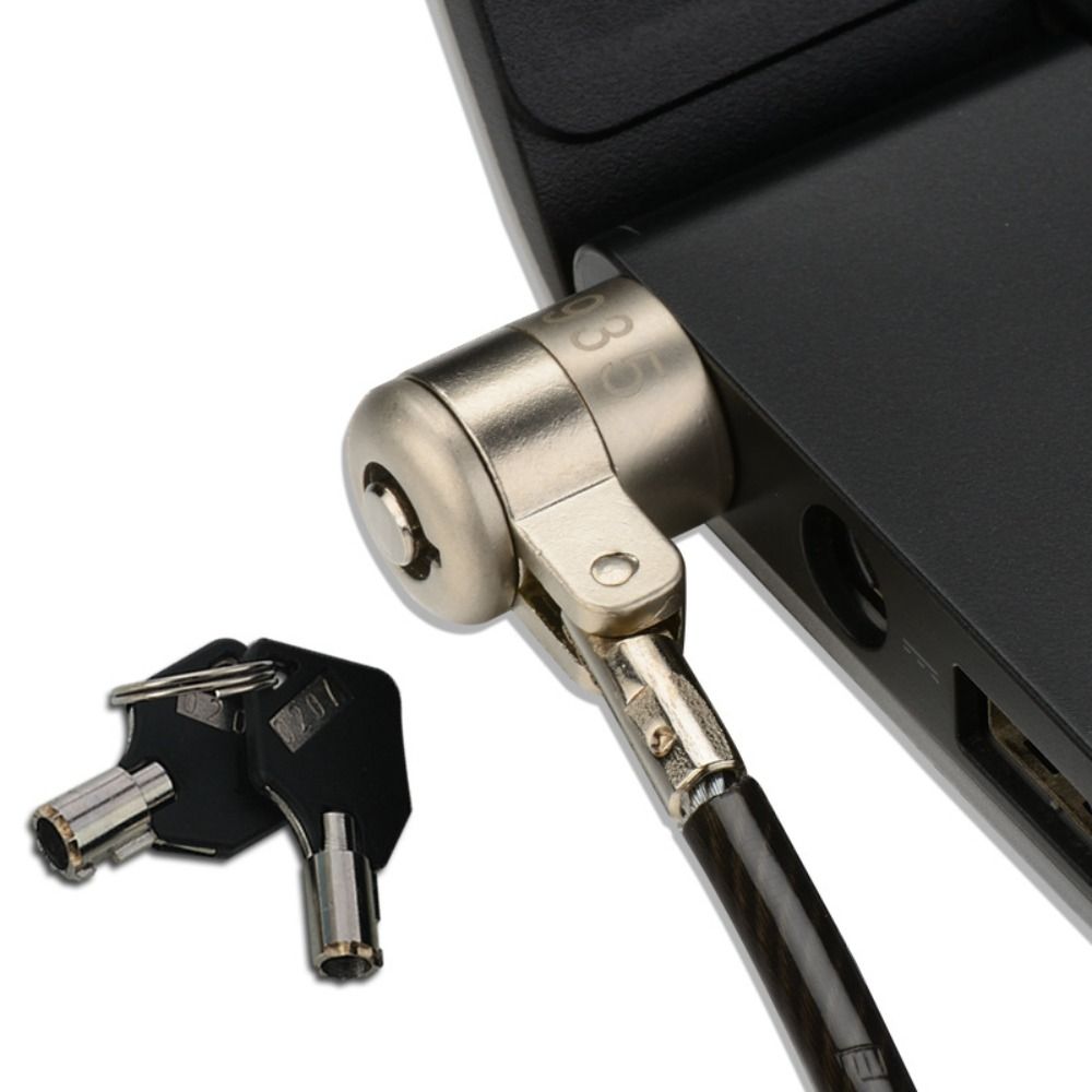 頑丈なスチール製ロック、ノートパソコン用ケーブルロック、汎用 - Laptop Lock Cable のレビューと価格