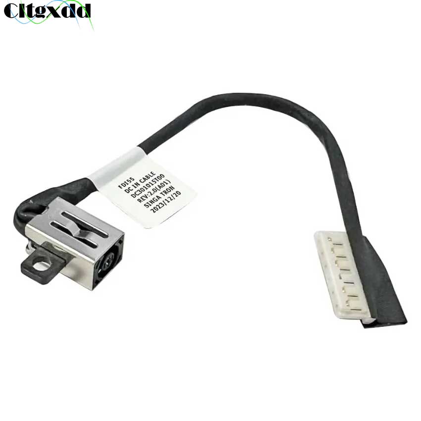 ノートパソコンDC電源ジャック充電ポートフレックスケーブルD - Laptop Accessories Dell のレビューと価格