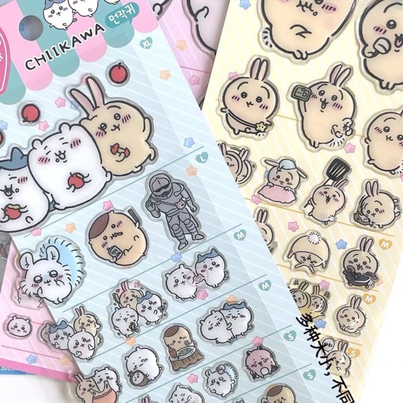 かわいいちいかわうさぎ3Dグルーステッカーデカールかわいいコ - Laptop Editing Accessories のレビューと価格