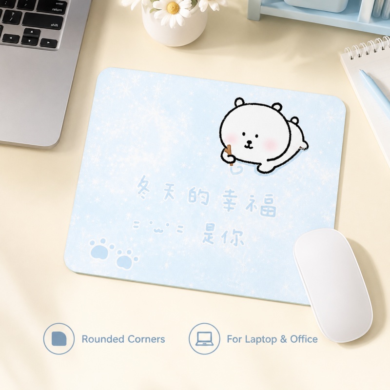 かわいいちいかわジョークベアマウスパッド中厚滑り止めデスクマ - Laptop Editing Accessories のレビューと価格