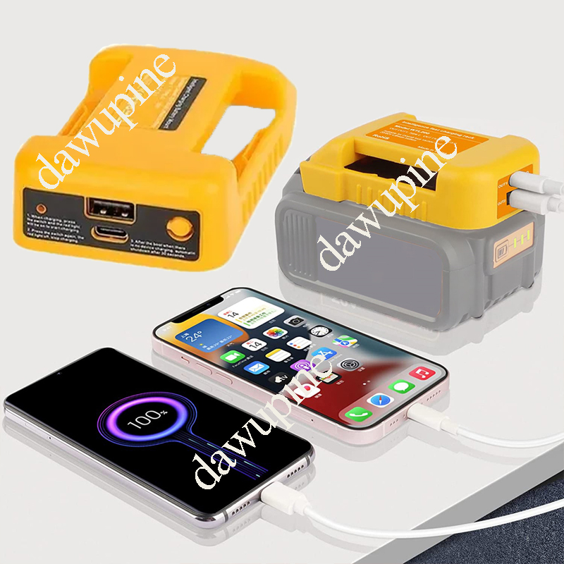 USB Type C電源アダプターバンク DeWalt 18 - Laptop Accessories Usb のレビューと価格