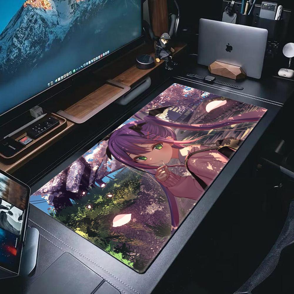 1200 × 600 HD かわいい女の子マウスパッドアニメ - Laptop Accessories Girls のレビューと価格