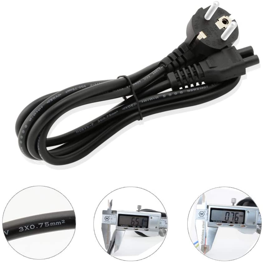 1.5 メートル EU ユニバーサルラップトップ 3 ピン充 - Laptop Accessories Dell のレビューと価格