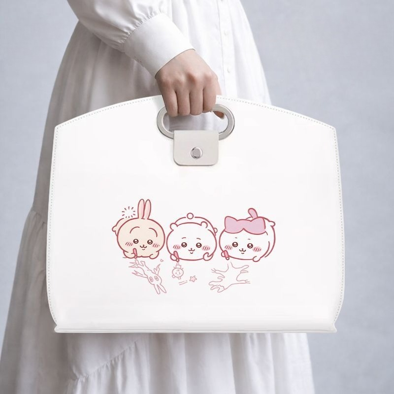 アニメちいかわPUレザーラップトップバッグ防水厚手耐久性のあ - Laptop Editing Accessories のレビューと価格