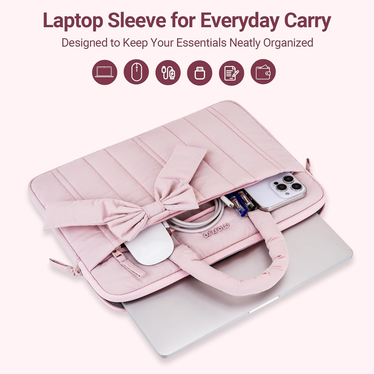 ノートパソコンケース 13 13.3 14 15インチ パフ - Laptop Accessories Organizer Bag のレビューと価格