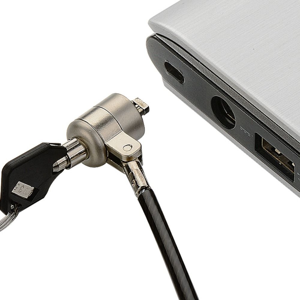 頑丈なスチール製ロック、ノートパソコン用ケーブルロック、T溝 - Laptop Lock Cable のレビューと価格