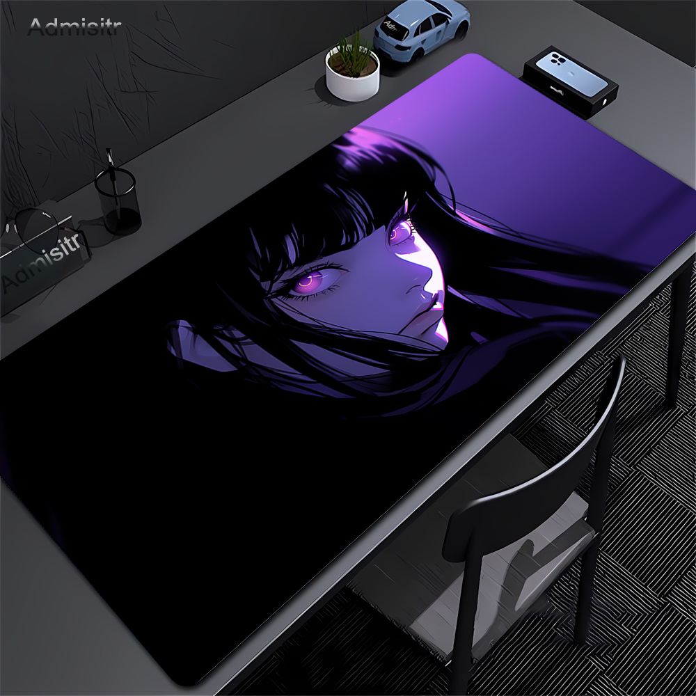 XXL マウスパッド PC パープルアニメガールゲーマーマウ - Laptop Accessories Girls のレビューと価格