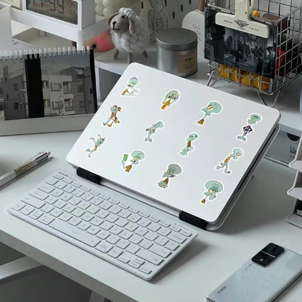 60枚入り スポンジボブ イカワード テンタクルズ デコレー - Laptop Accessories Case のレビューと価格