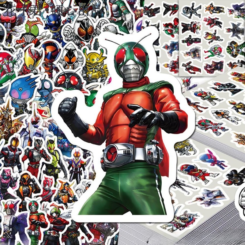 103 個仮面ライダーインス美的かわいい漫画ステッカー防水  - Laptop Editing Accessories のレビューと価格
